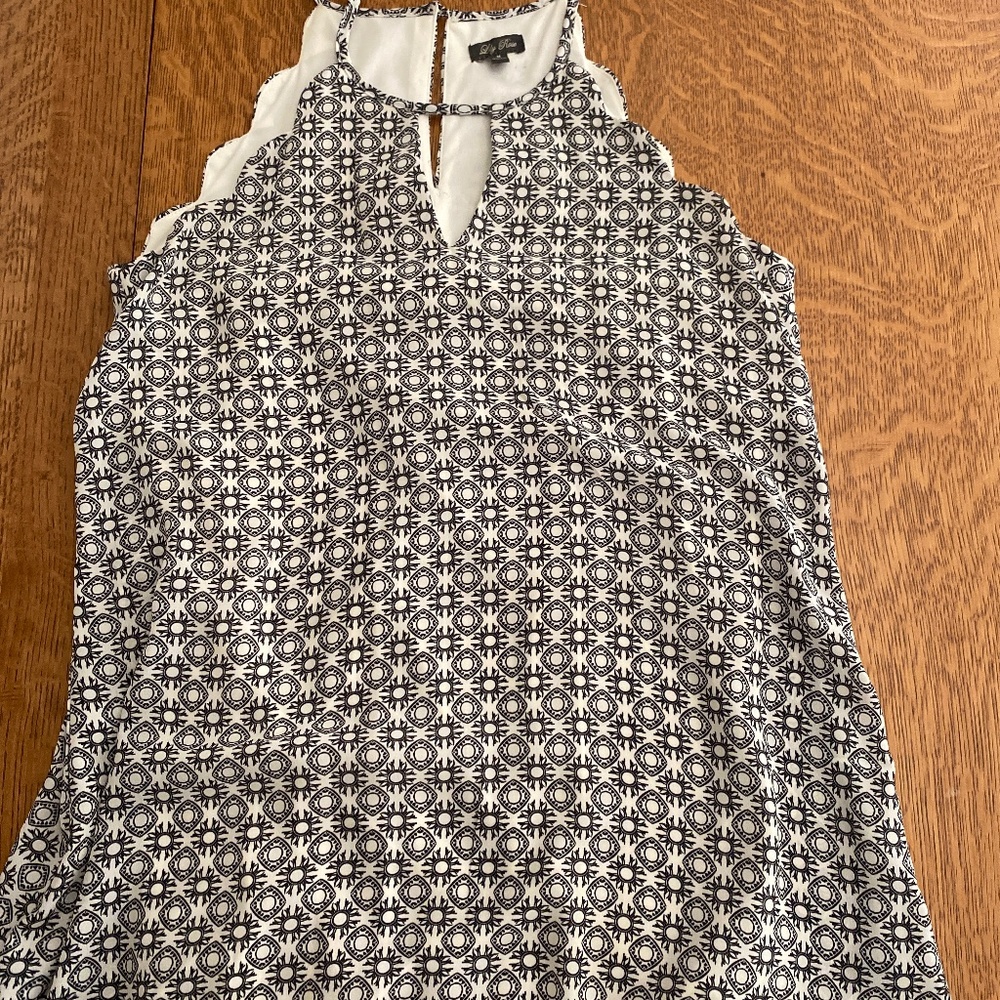 Black and white dress